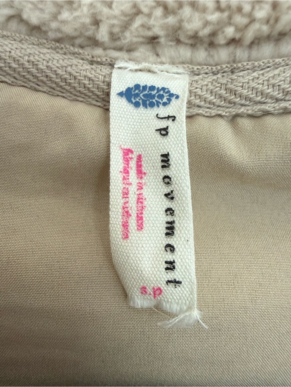 NWOT Free People Sherpa Half-Zip Hoodie - Picture 4 of 5